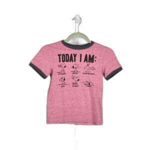 Peanuts Today I Am : Snoopy Kids - Shultz Character T-Shirt Size 4